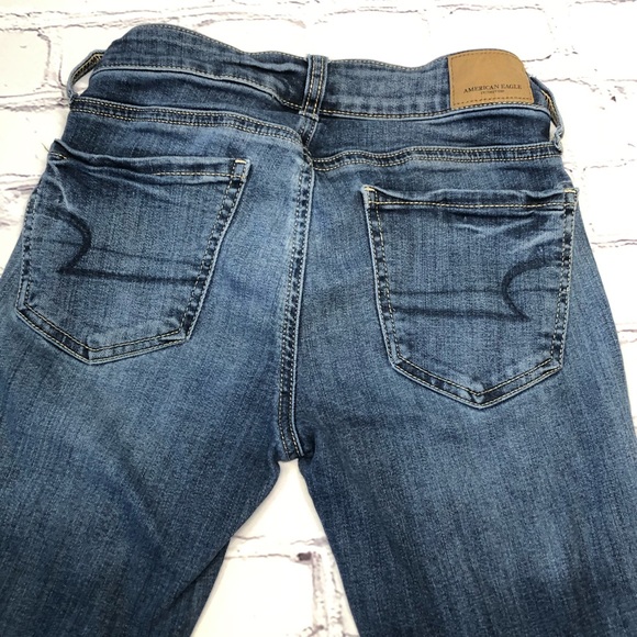 American Eagle Medium Wash Jeggings - Picture 4 of 7